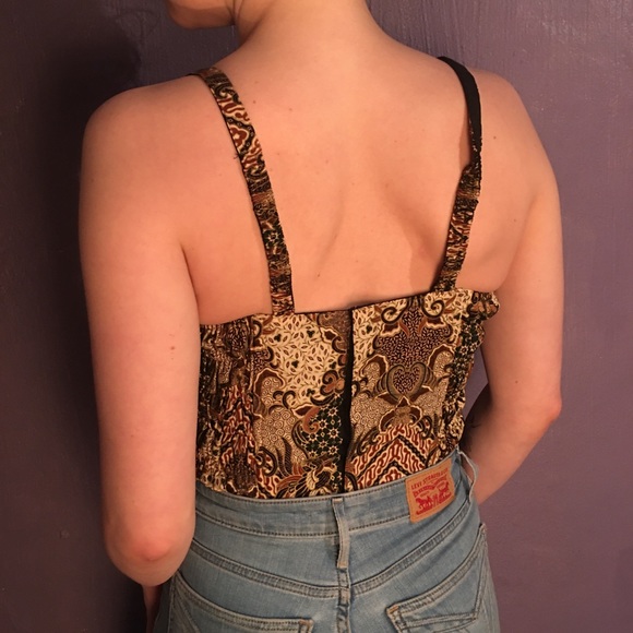 Hand made beaded corset top - Picture 2 of 6